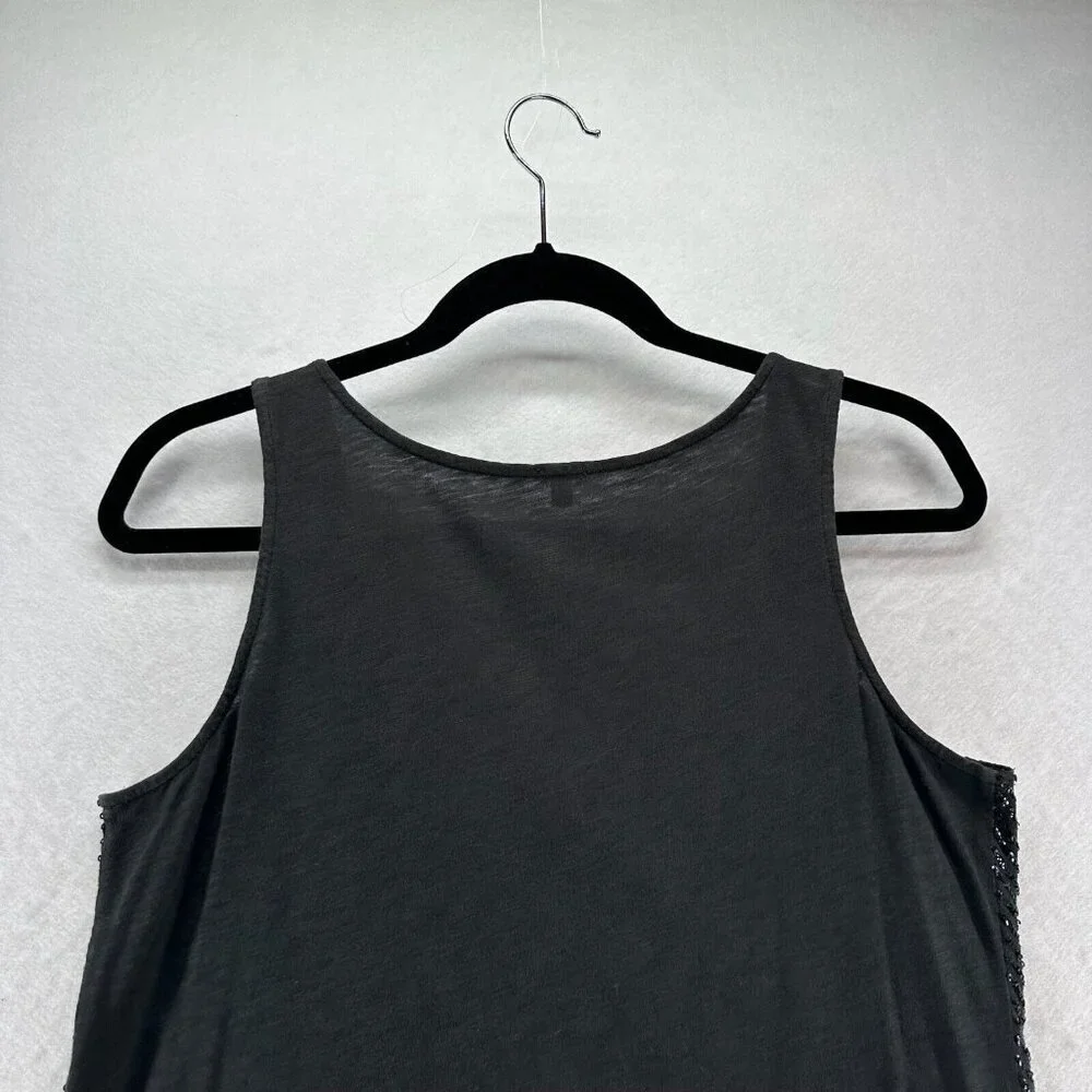 J.CREW Tank Top Womens Sz S Sequin Embellished Scoop Neck Sleeveless Black - Picture 5 of 9